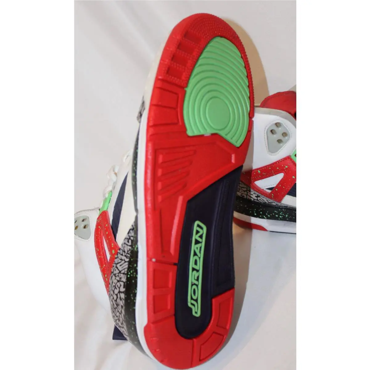 Nike shoes - Air Jordan Spizike - Air Spizike - White/Red/Cement 6