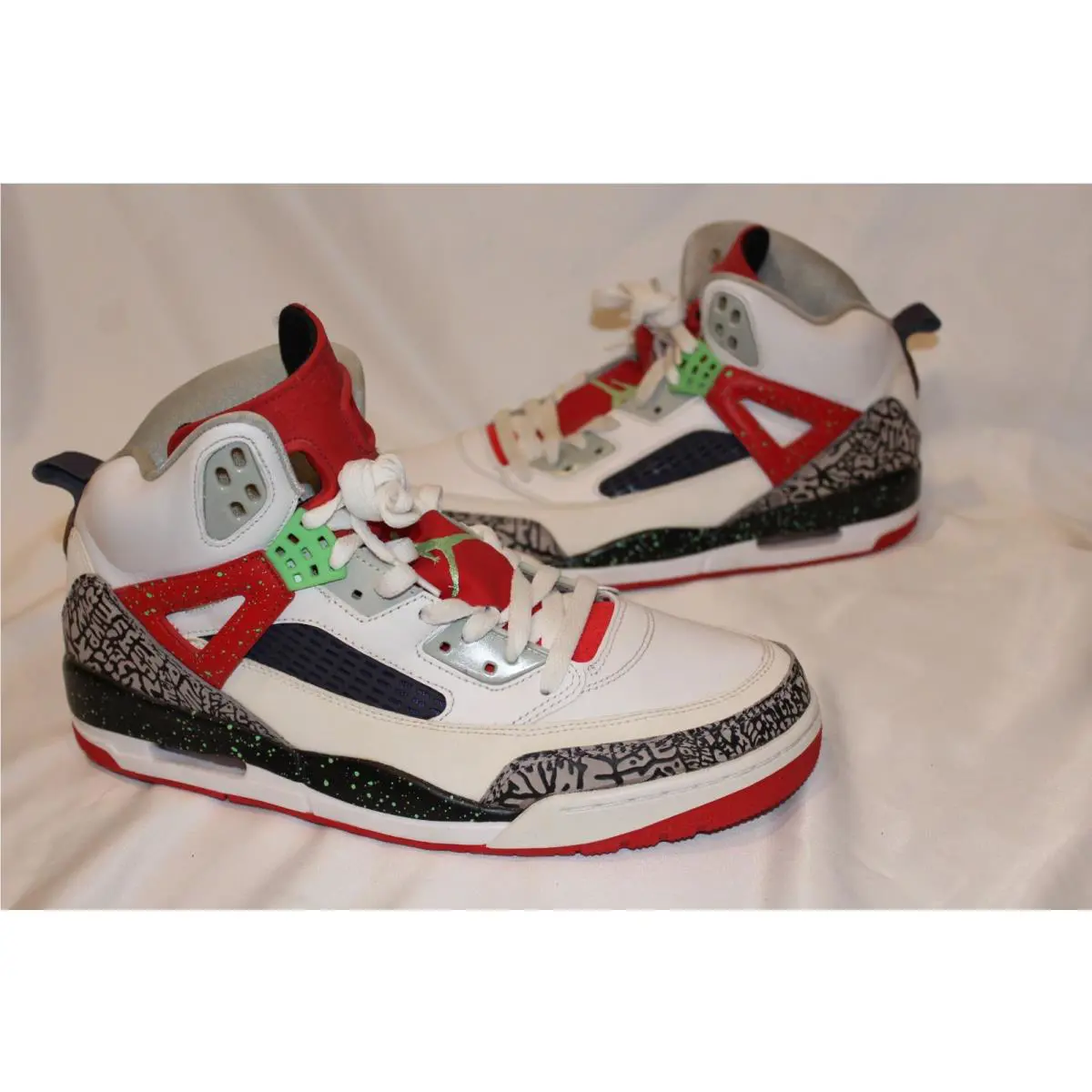 Nike shoes - Air Jordan Spizike - Air Spizike - White/Red/Cement 0