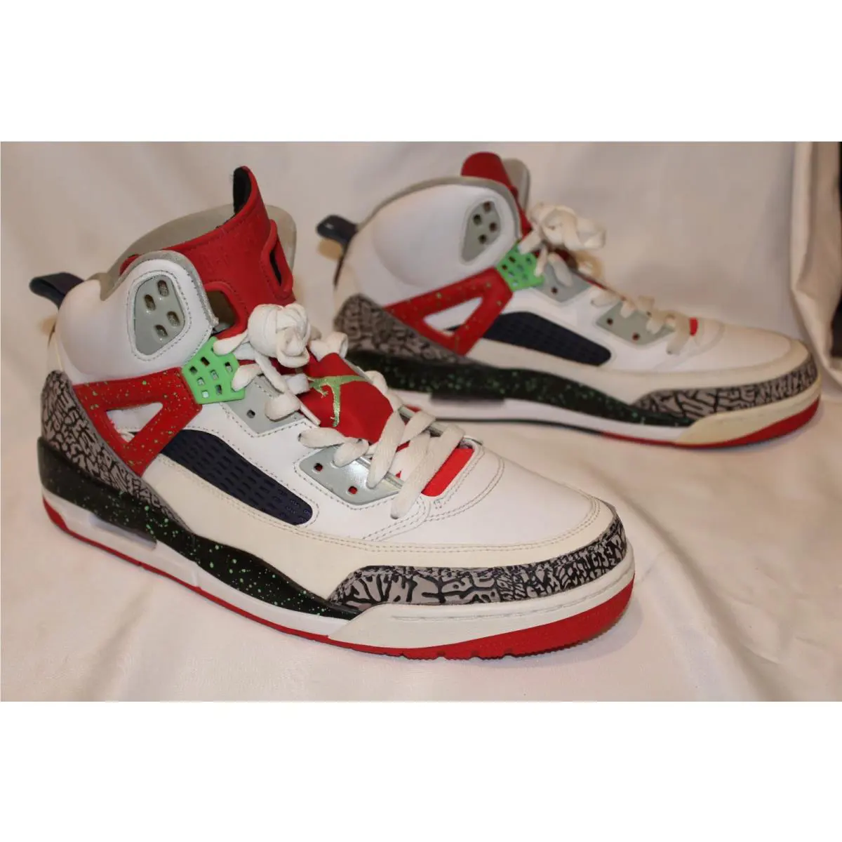 Nike shoes - Air Jordan Spizike - Air Spizike - White/Red/Cement 1