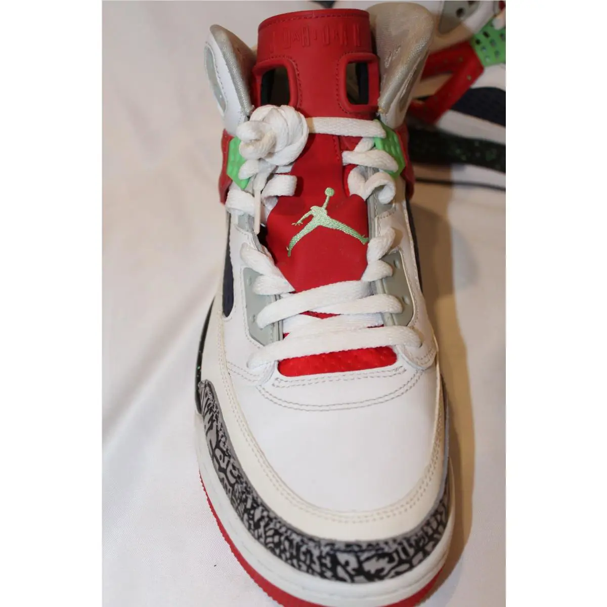 Nike shoes - Air Jordan Spizike - Air Spizike - White/Red/Cement 3