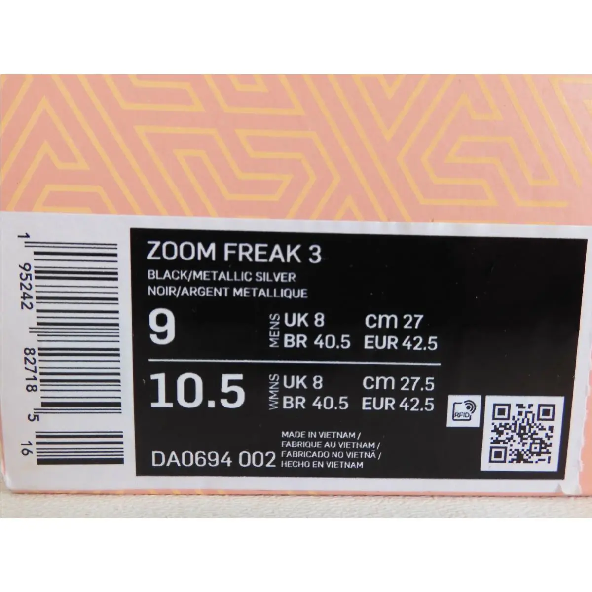 Nike shoes - Nike Zoom Freak - Zoom Freak - Black (UPC: 195242827185) 3