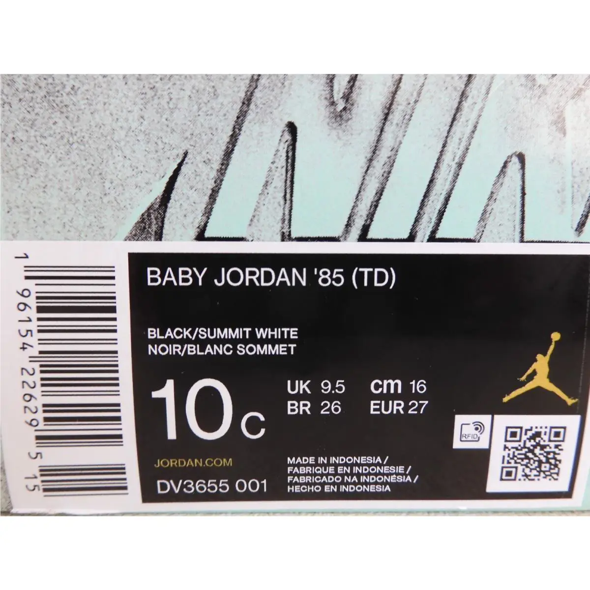 Nike shoes - Air Jordan 1 - Air - Black (UPC: 196154226295) 3
