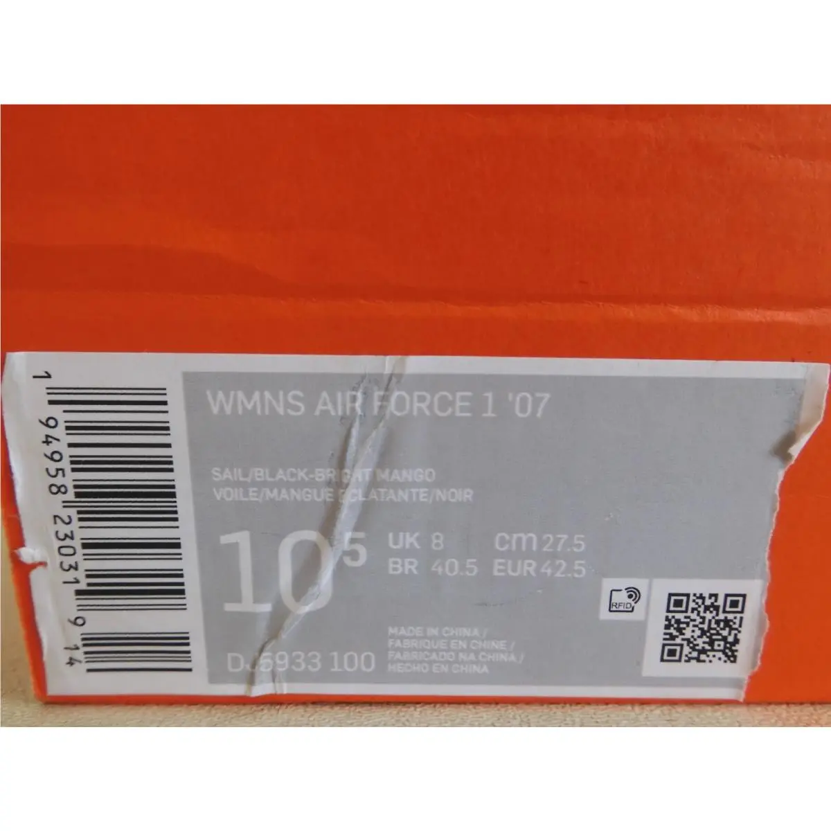 Nike shoes - Nike Air Force 1 `07 - DJ5933100 - Multicolor (UPC: 194958230319) 3