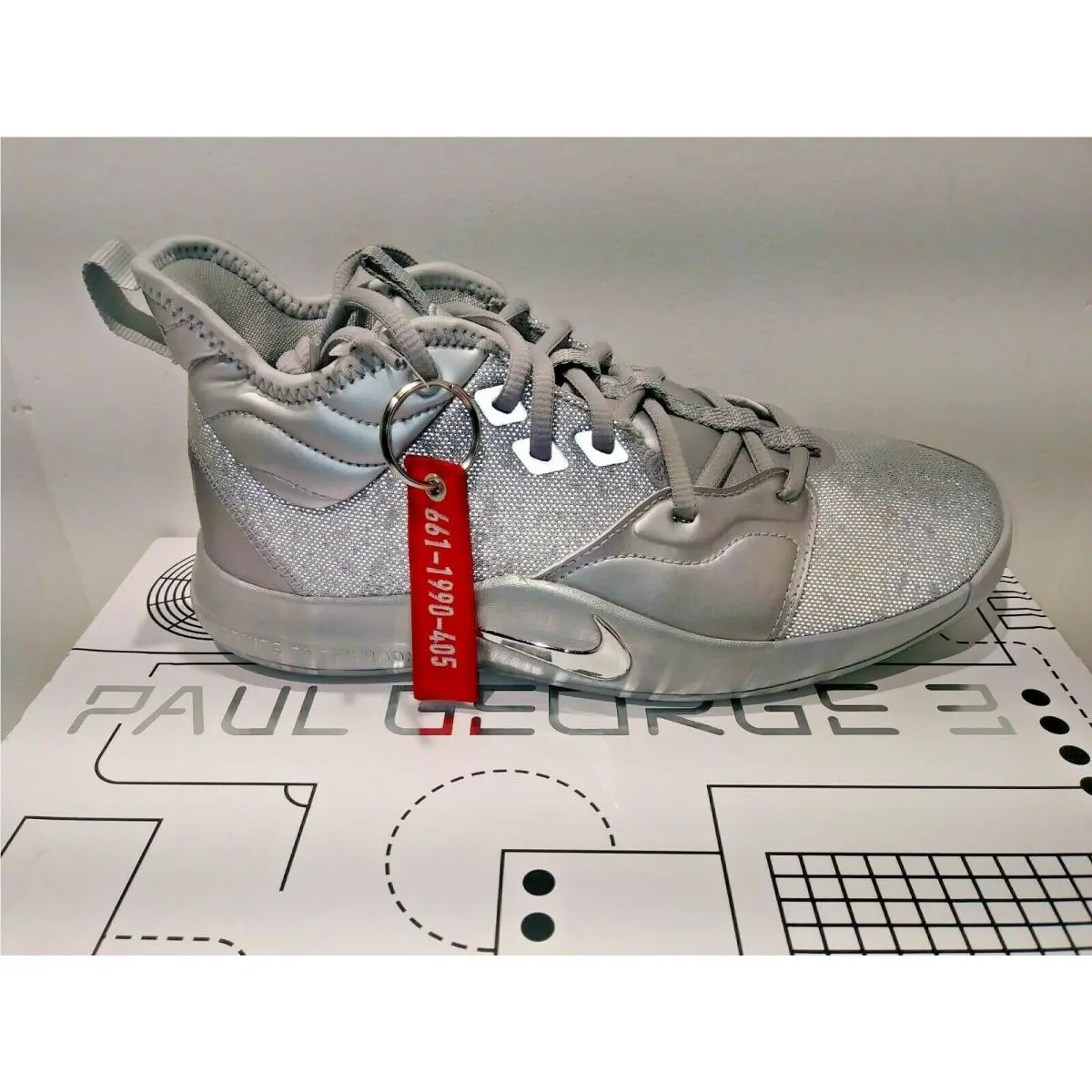 Nike shoes - Nike Pg 3 NASA - NASA - CI8973-001 - REFLECT Silver (UPC: 193146325868) 1