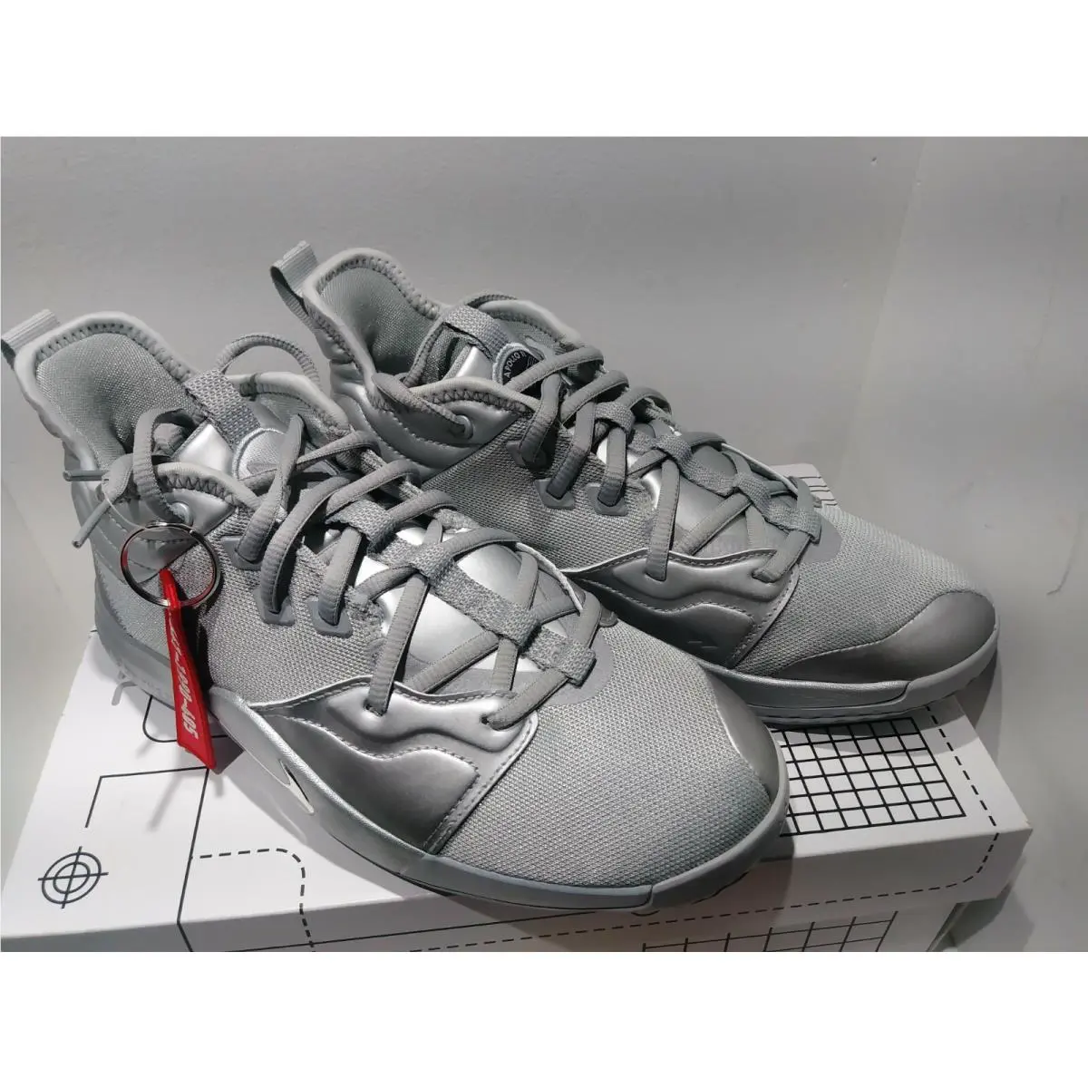 Nike shoes - Nike Pg 3 NASA - NASA - CI8973-001 - REFLECT Silver (UPC: 193146325868) 9