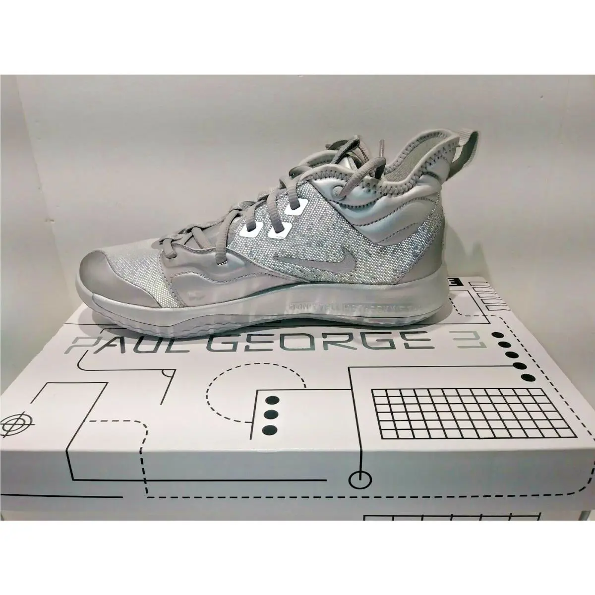 Nike shoes - Nike Pg 3 NASA - NASA - CI8973-001 - REFLECT Silver (UPC: 193146325868) 3