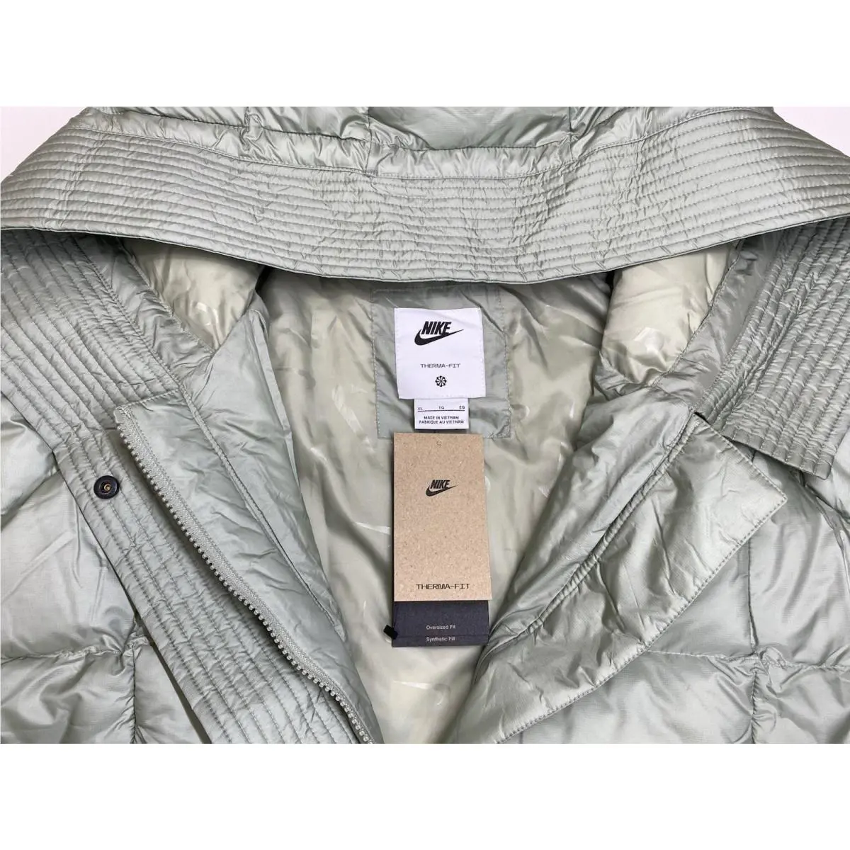 Nike clothing - Nike Sportswear Swoosh Puffer PrimaLoft Jacket - Fb8729-370 - Green 2