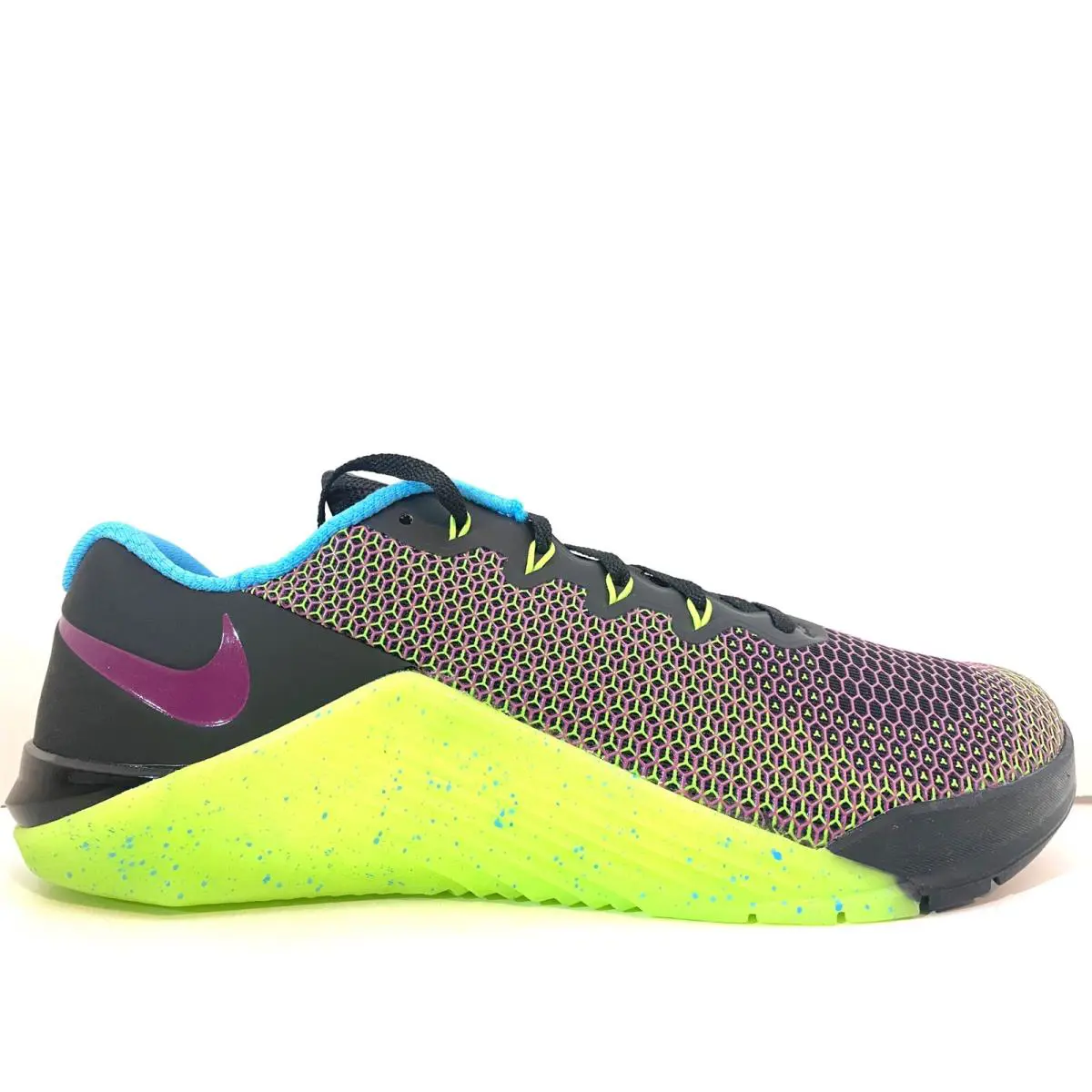 Nike shoes - Nike Metcon 5 AMP - Metcon AMP - CD3395 046 - Black/Fire Pink-Green Strike 8