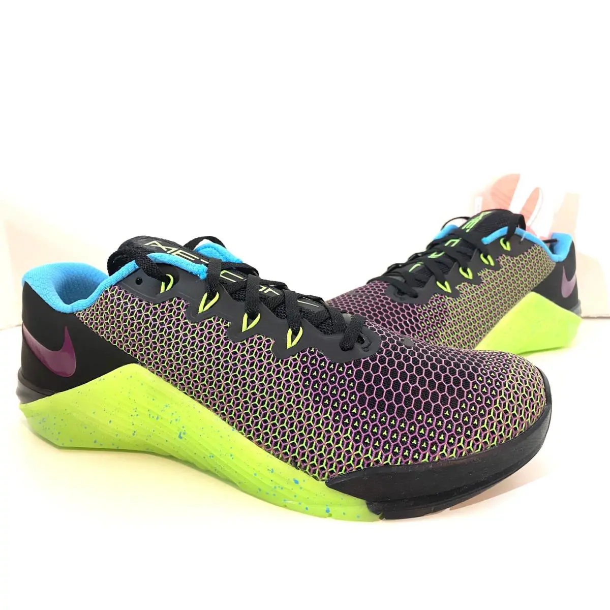 Nike shoes - Nike Metcon 5 AMP - Metcon AMP - CD3395 046 - Black/Fire Pink-Green Strike 0