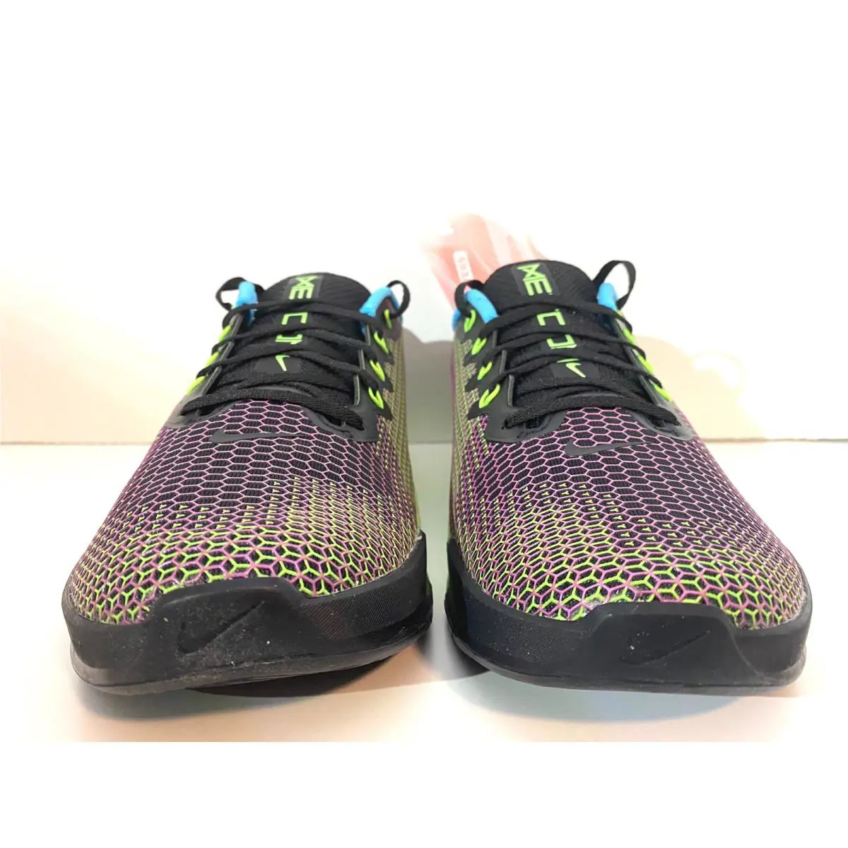 Nike shoes - Nike Metcon 5 AMP - Metcon AMP - CD3395 046 - Black/Fire Pink-Green Strike 6