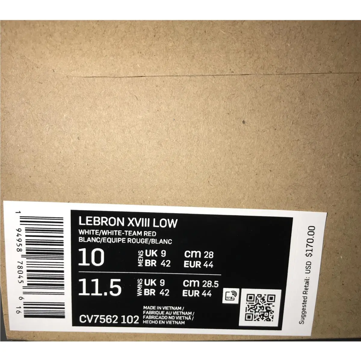 Nike shoes - Nike LeBron X - LeBron - Multicolor (UPC: 0194958780456) 2