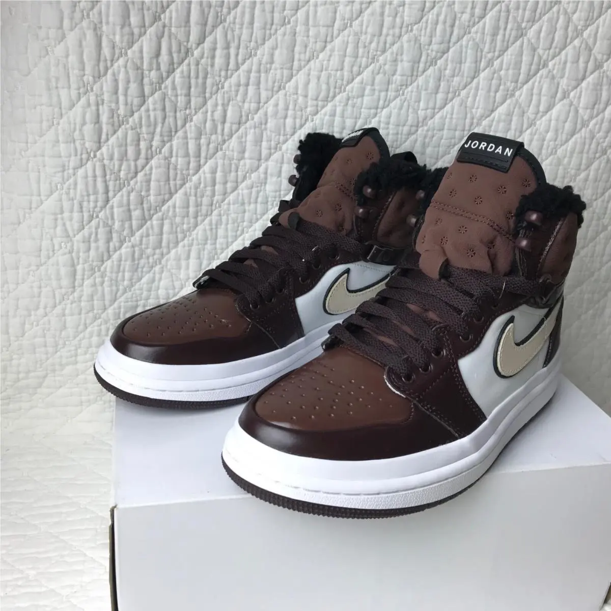 Nike shoes - Nike Air Jordan 1 - Air - DC7723-200 - Brow Basalt / Oatmeal 6
