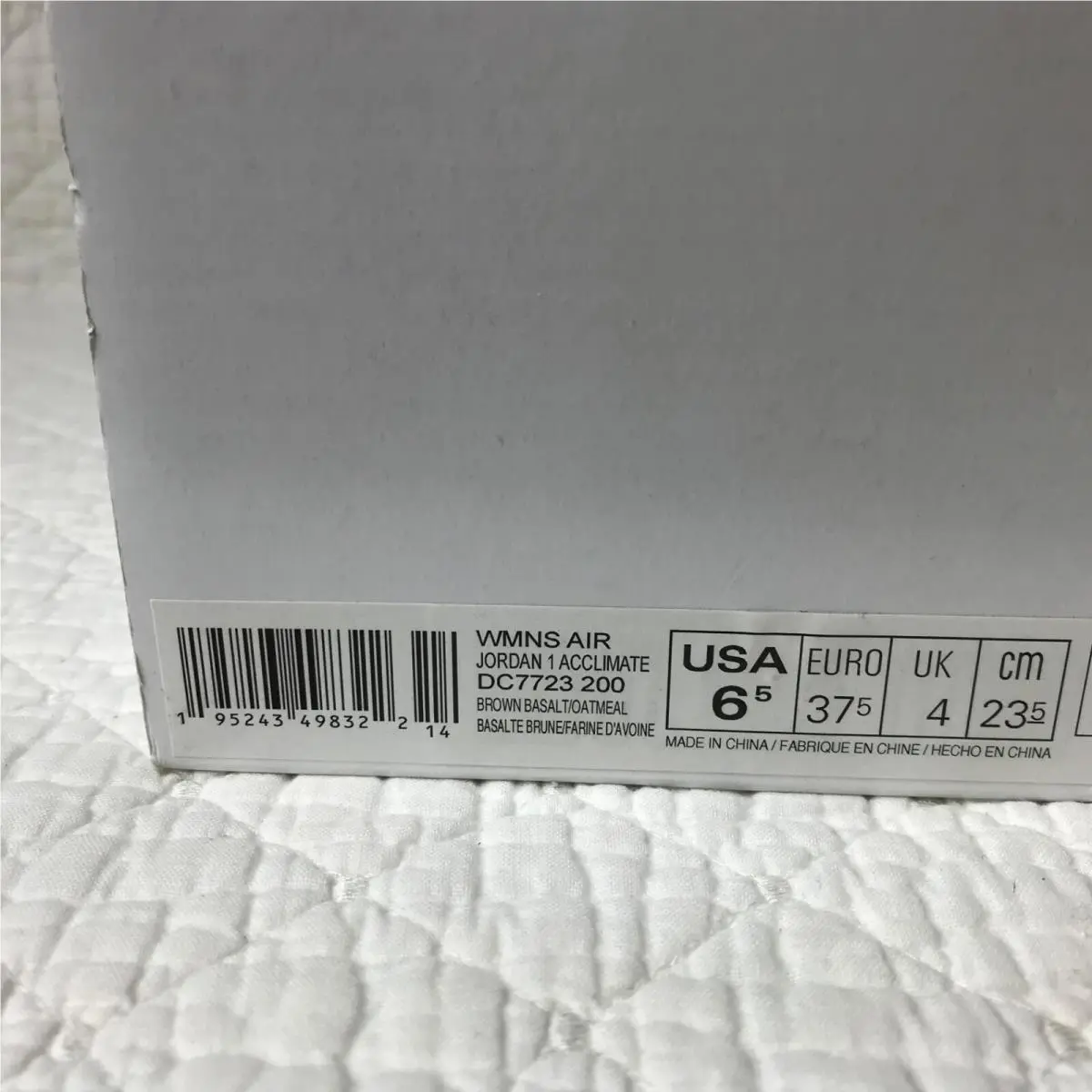Nike shoes - Nike Air Jordan 1 - Air - DC7723-200 - Brow Basalt / Oatmeal 10