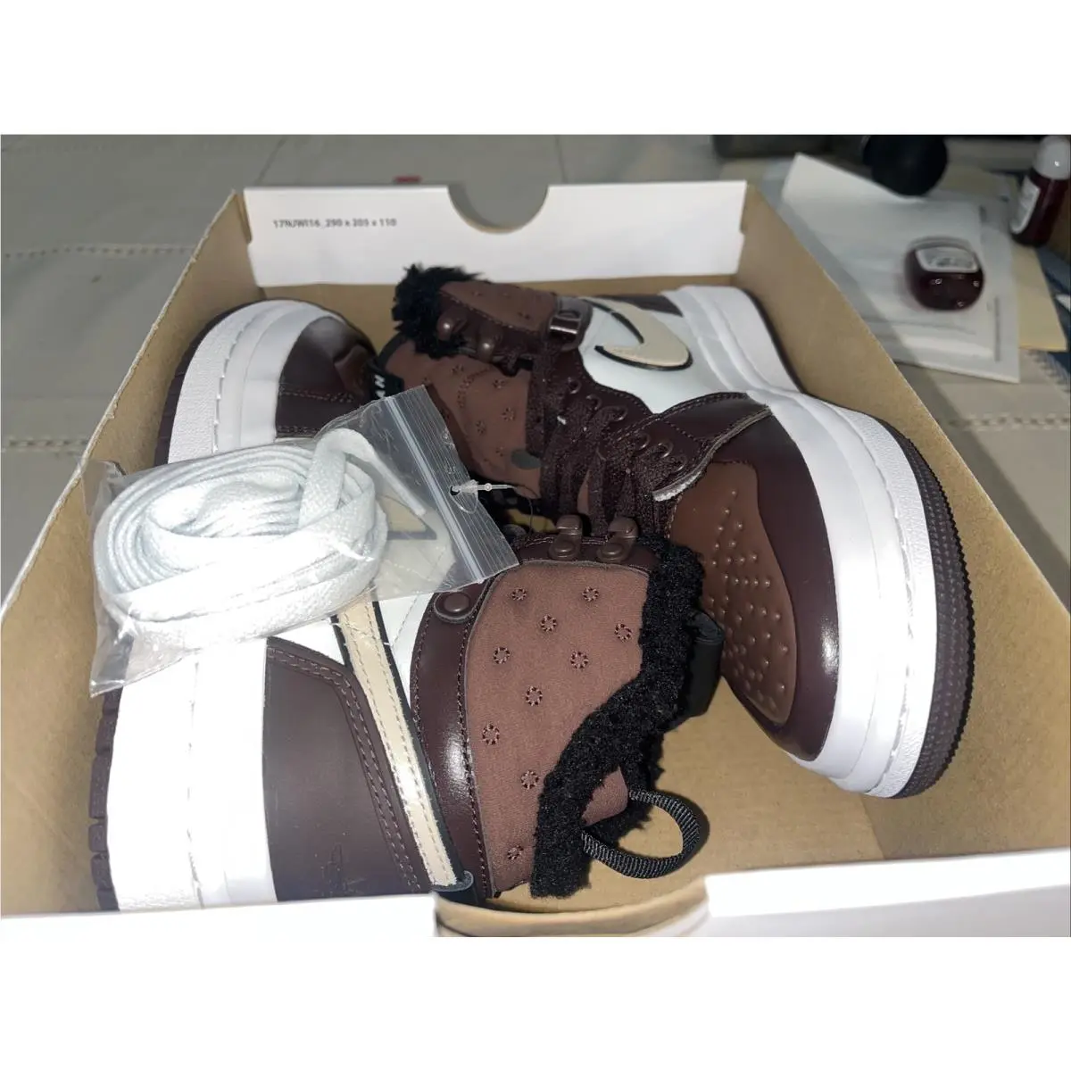 Nike shoes - Air Jordan 1 Acclimate - Air Acclimate - DC7723-200 - Brown Basalt/Oatmeal 9