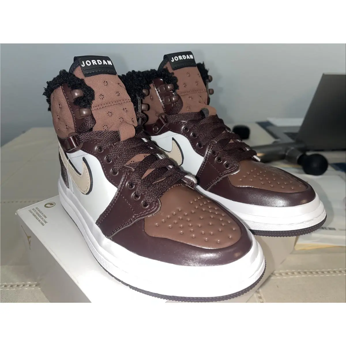 Nike shoes - Air Jordan 1 Acclimate - Air Acclimate - DC7723-200 - Brown Basalt/Oatmeal 4