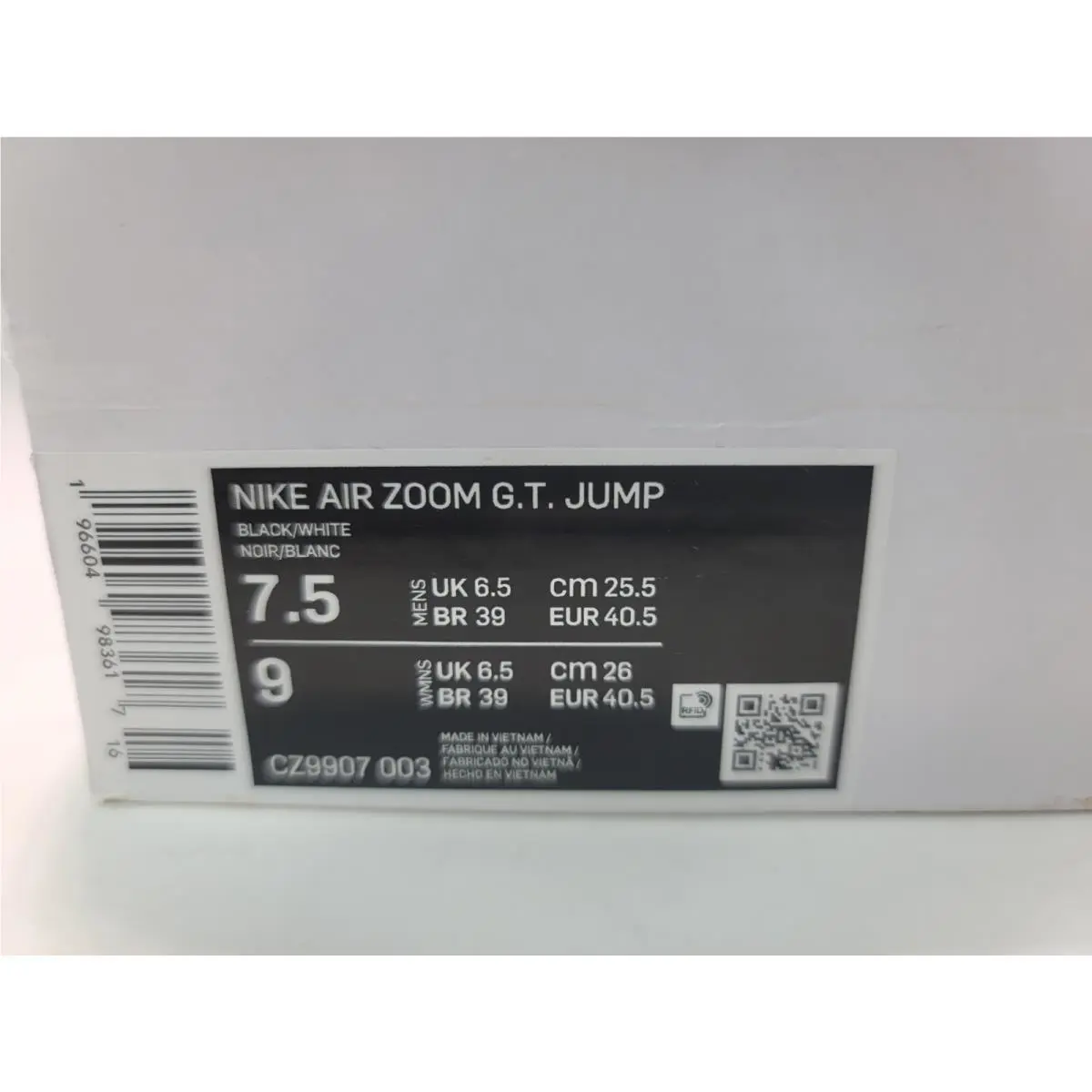 Nike shoes - Nike Air Zoom GT Jump - Black 7
