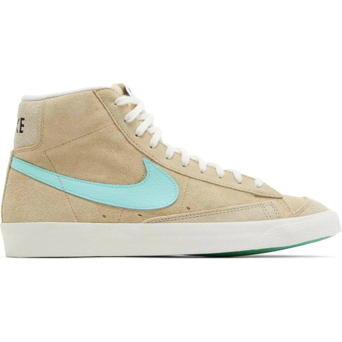 Nike Blazer Mid `77 Beige/blue FJ4414-200 Men`s Size 10 - Beige