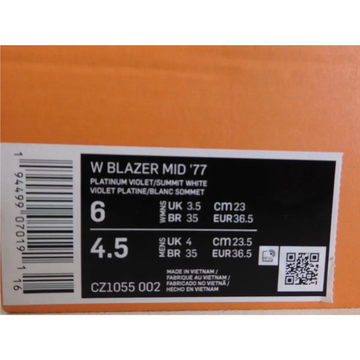 Nike shoes - Nike Blazer 77 - Blazer - Purple (UPC: 194499070191) 3