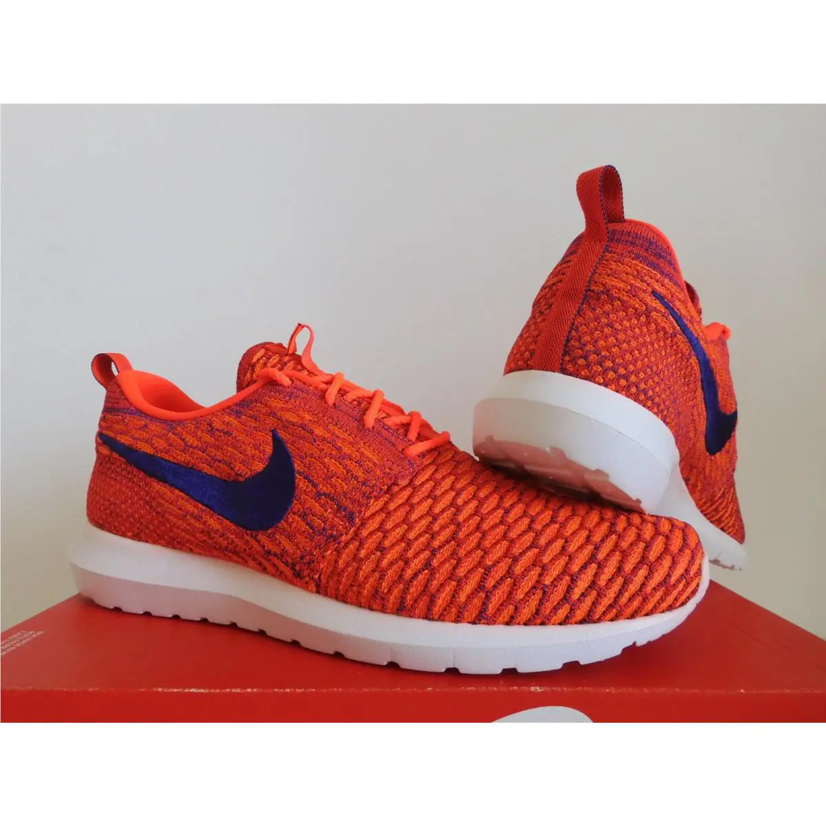 Nike shoes - Nike Flyknit Rosherun - Flyknit Rosherun - Red (UPC: 886066709930) 0