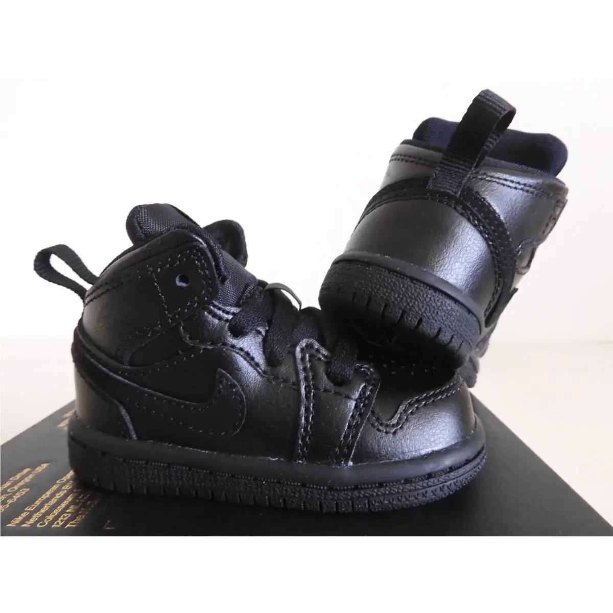 Nike shoes - Air Jordan 1 Mid - Air Mid - Black (UPC: 192499700490) 0