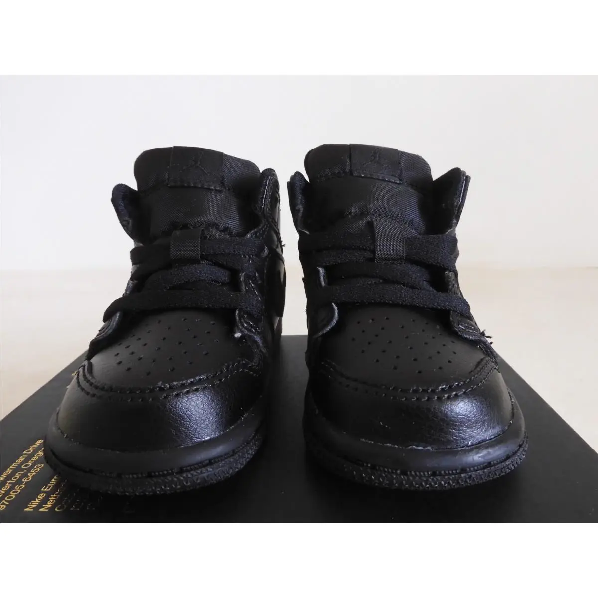 Nike shoes - Air Jordan 1 Mid - Air Mid - Black (UPC: 192499700490) 1