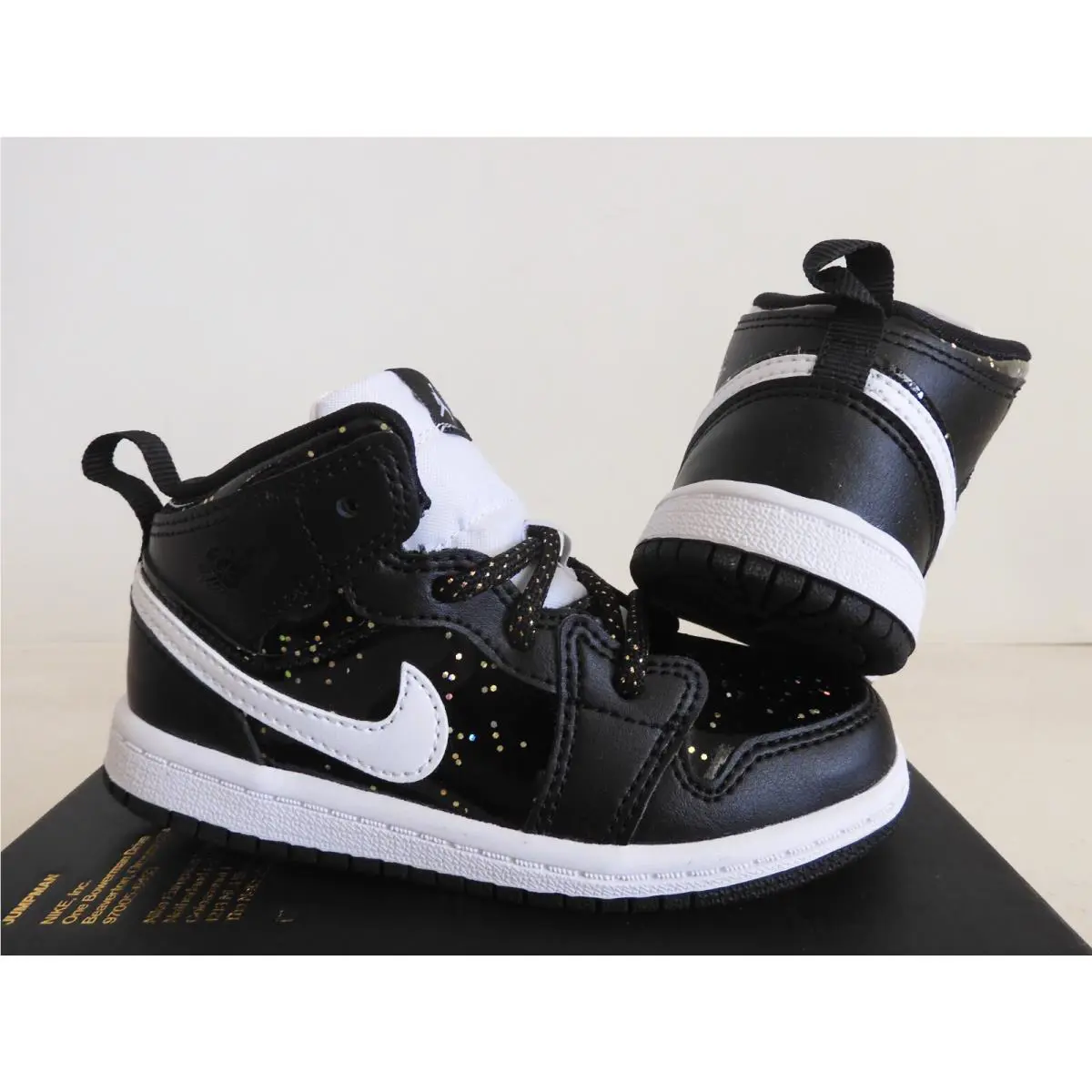 Nike shoes - Air Jordan 1 Mid - Air Mid - Black (UPC: 194498069929) 0