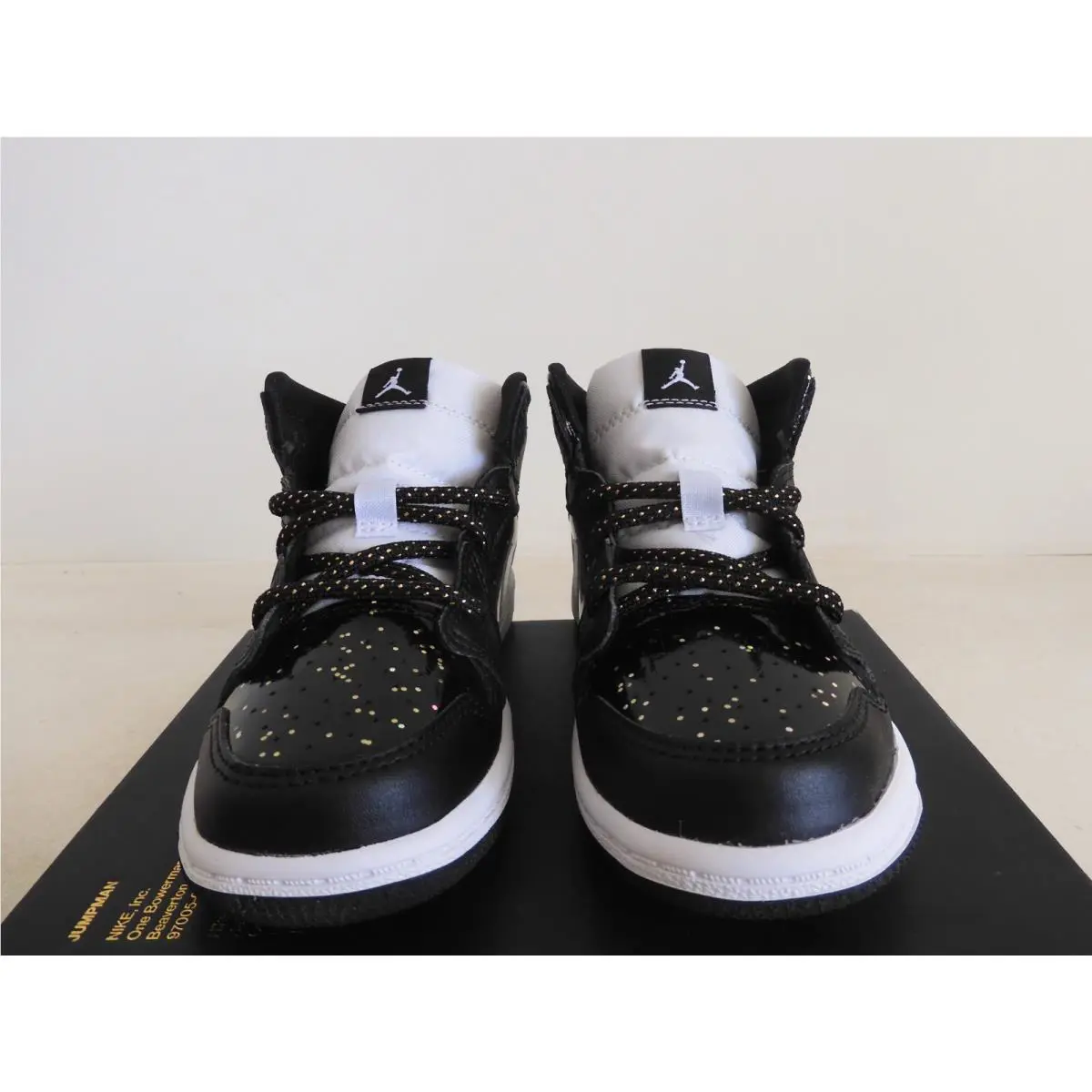 Nike shoes - Air Jordan 1 Mid - Air Mid - Black (UPC: 194498069929) 1