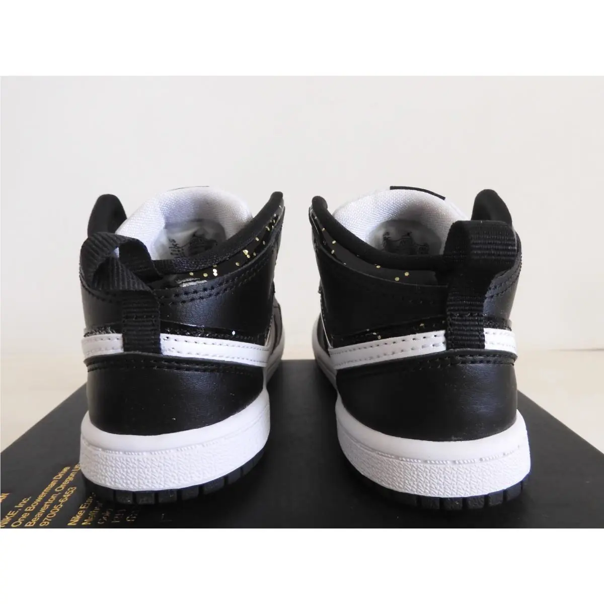 Nike shoes - Air Jordan 1 Mid - Air Mid - Black (UPC: 194498069929) 2