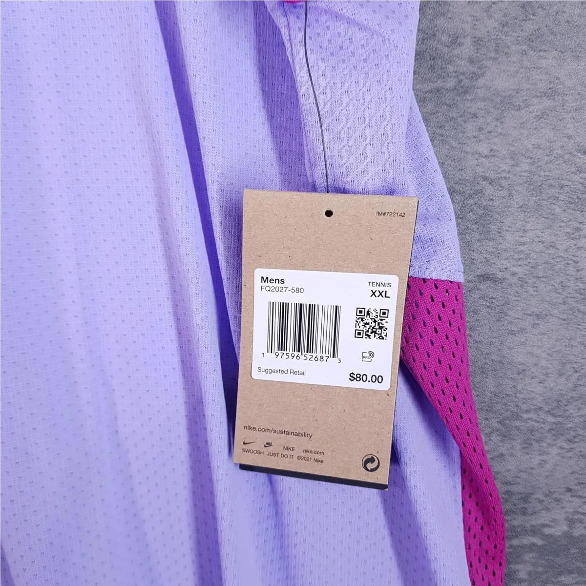 Nike clothing - Nike Dri-Fit - FQ2027-580 - Purple 2