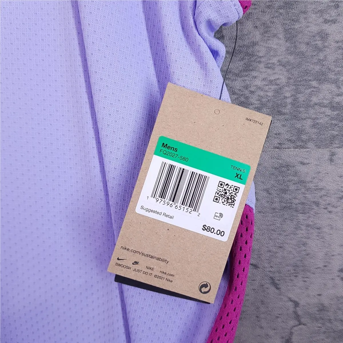 Nike clothing - Nike Dri-Fit - FQ2027-580 - Purple 2