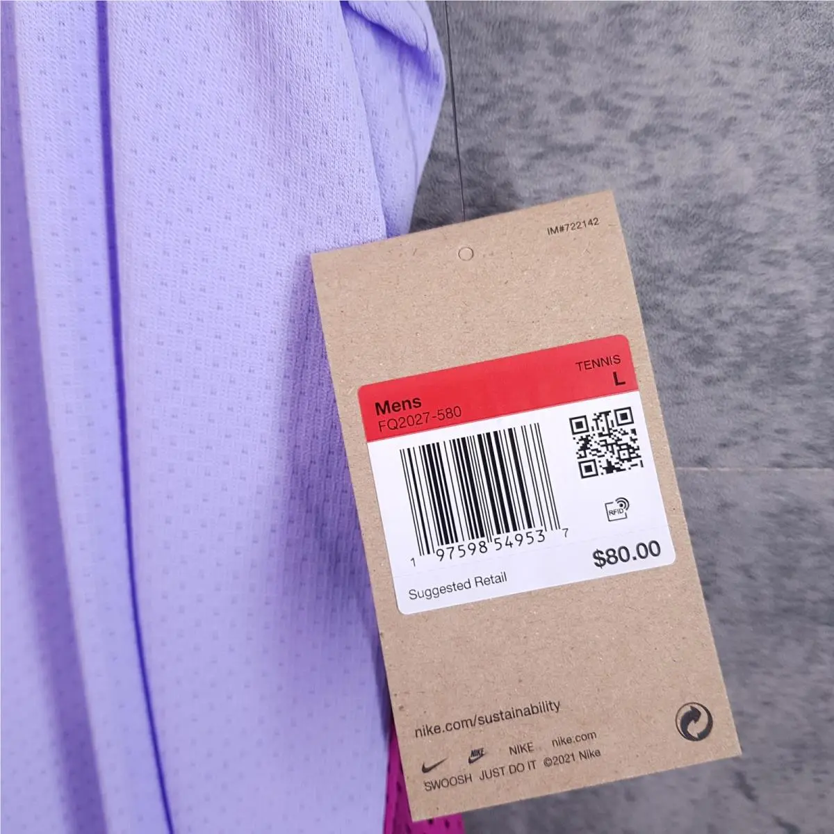 Nike clothing - Nike Dri-Fit - FQ2027-580 - Purple 2