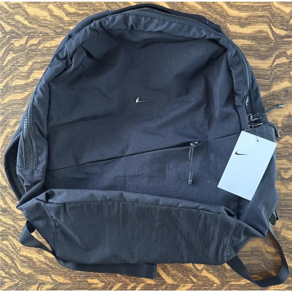 Nike Aura Backpack School Bag Travel HF7007-013 Adult Black 12 Wx17 H