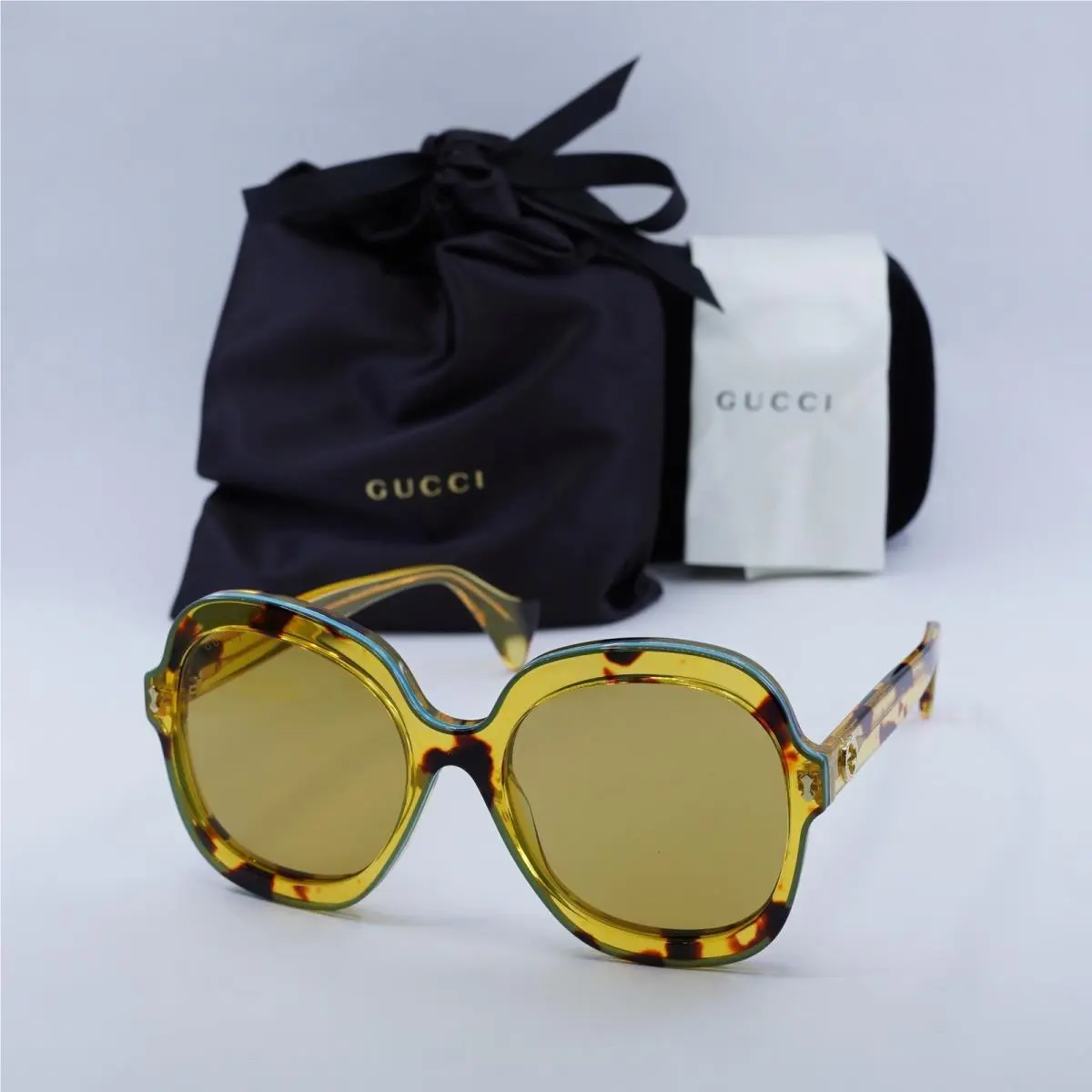 GG1240S 003 Havana/brown 57-20-145 Sunglasses by Gucci