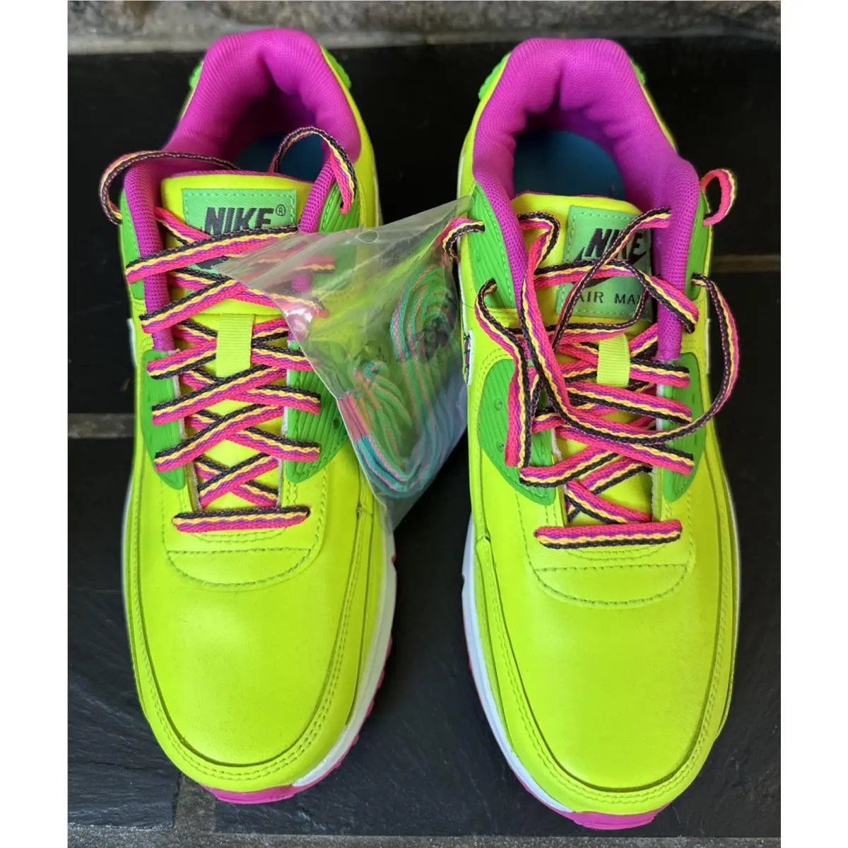 Nike shoes - Nike Air Max 90 - Air Max - CW5795 - White, Manufacturer: White/Black/Pink Blast/Ghost Green 0