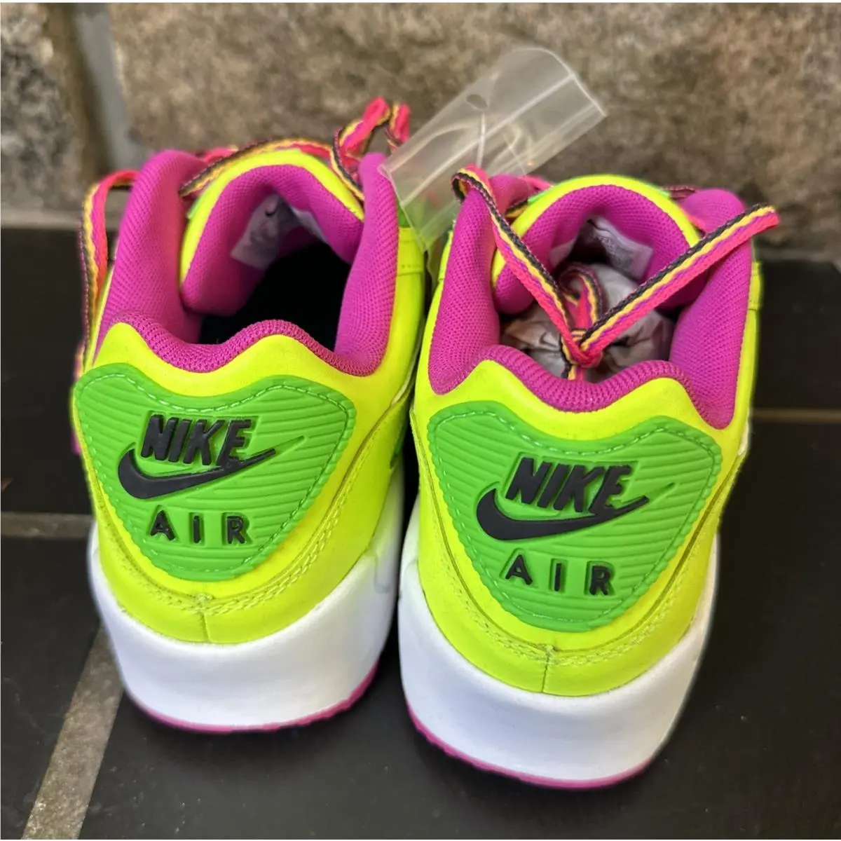 Nike shoes - Nike Air Max 90 - Air Max - CW5795 - White, Manufacturer: White/Black/Pink Blast/Ghost Green 2