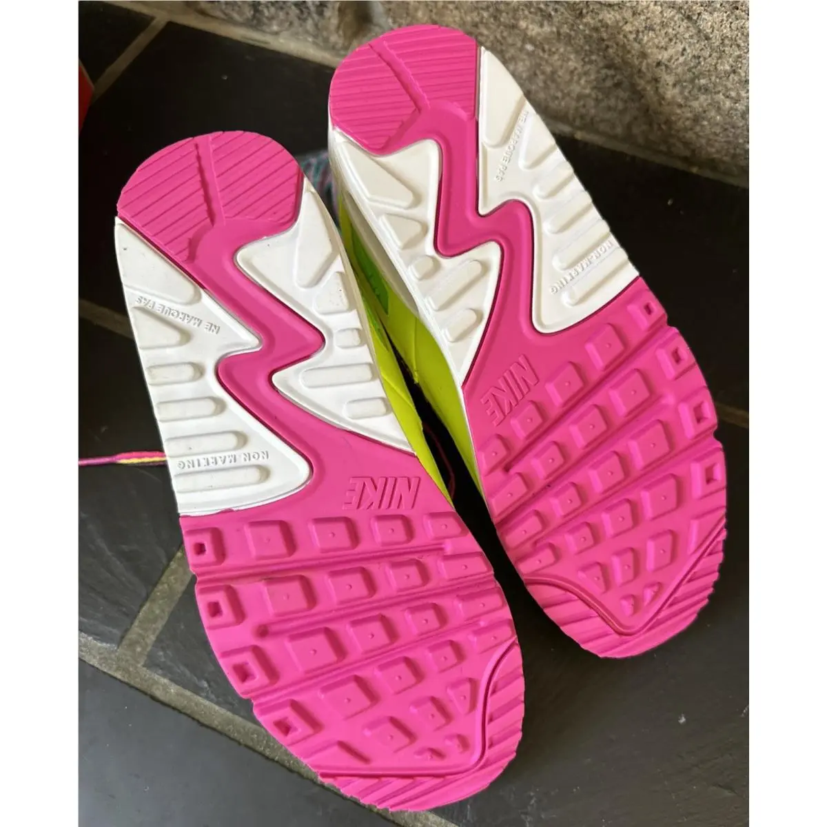 Nike shoes - Nike Air Max 90 - Air Max - CW5795 - White, Manufacturer: White/Black/Pink Blast/Ghost Green 3
