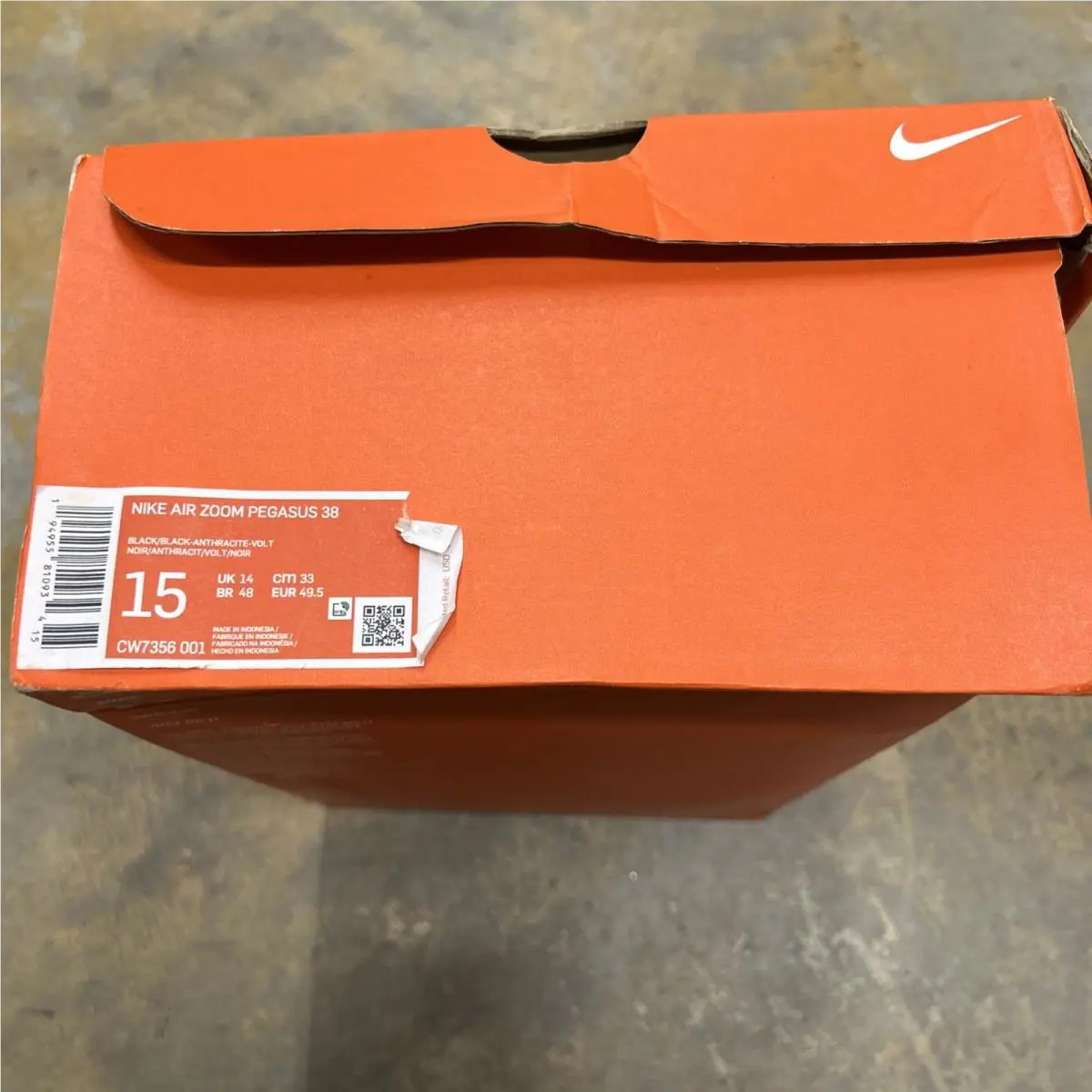 Nike shoes - Nike Air Zoom Pegasus 38 - CW7356-001 - Black 4