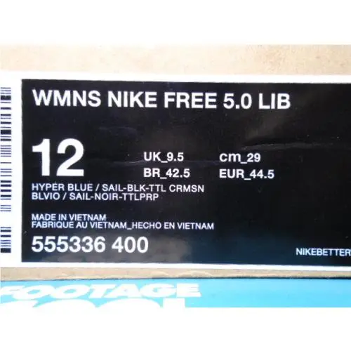 Nike shoes - Nike Free 5.0 LIB - Free LIB - 555336-400 - Blue 6