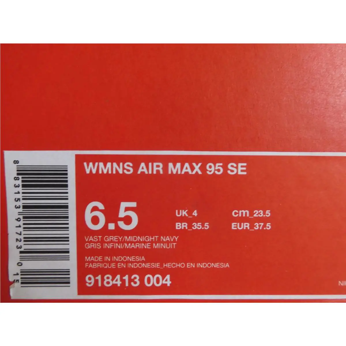 Nike shoes - Nike Air Max 95 SE - 918413-004 - Grey (UPC: 883153917230) 6