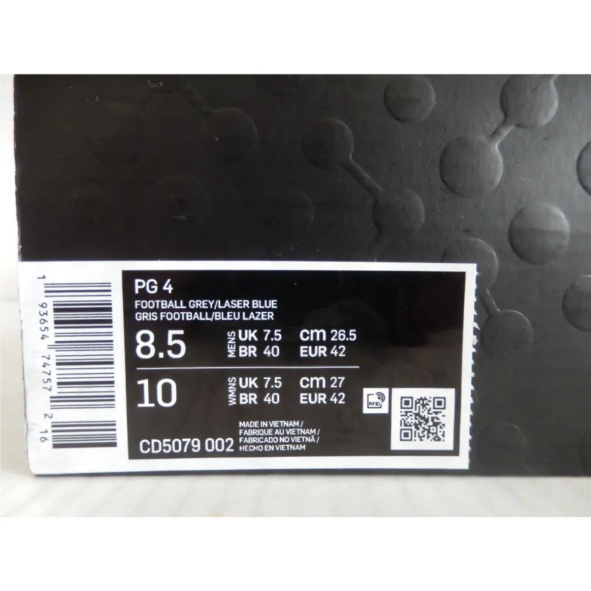 Nike shoes - Nike PG 4 - Gray (UPC: 193654747572) 3