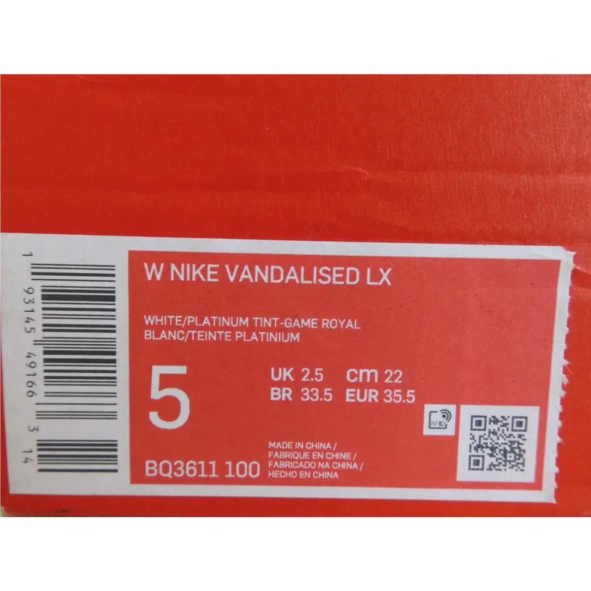 Nike shoes - Nike Vandal - Vandal - White (UPC: 193145491663) 3