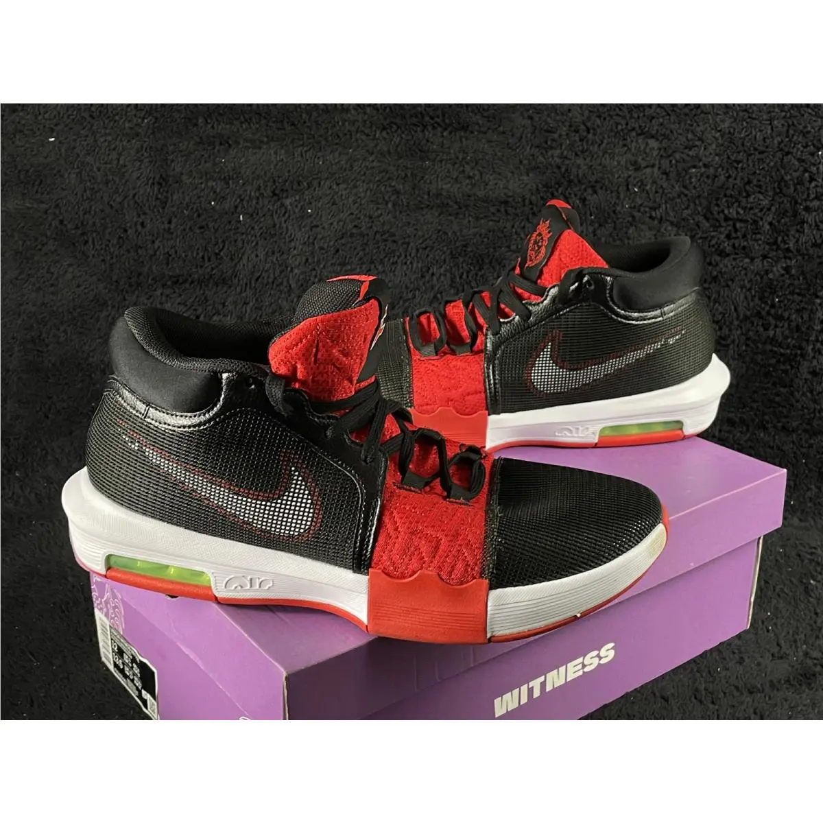 Nike shoes - Nike LeBron Witness VIII Faze - Red 0