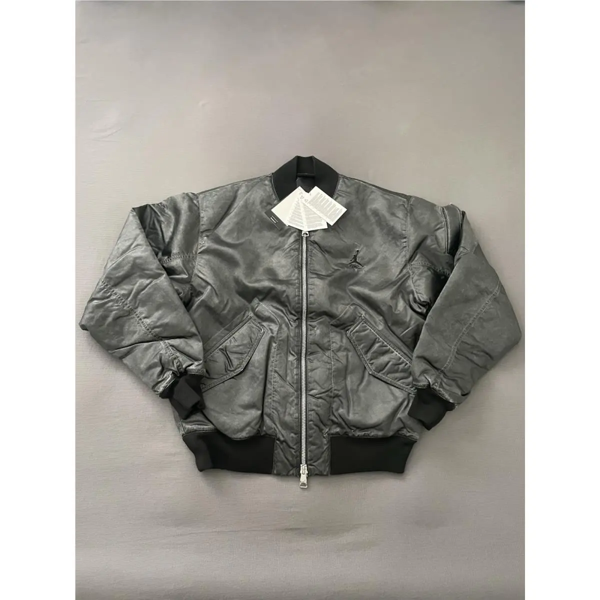 Air Jordan Essentials Renegade Flight Bomber Jacket FN6543-010 Men Sz M by Nike