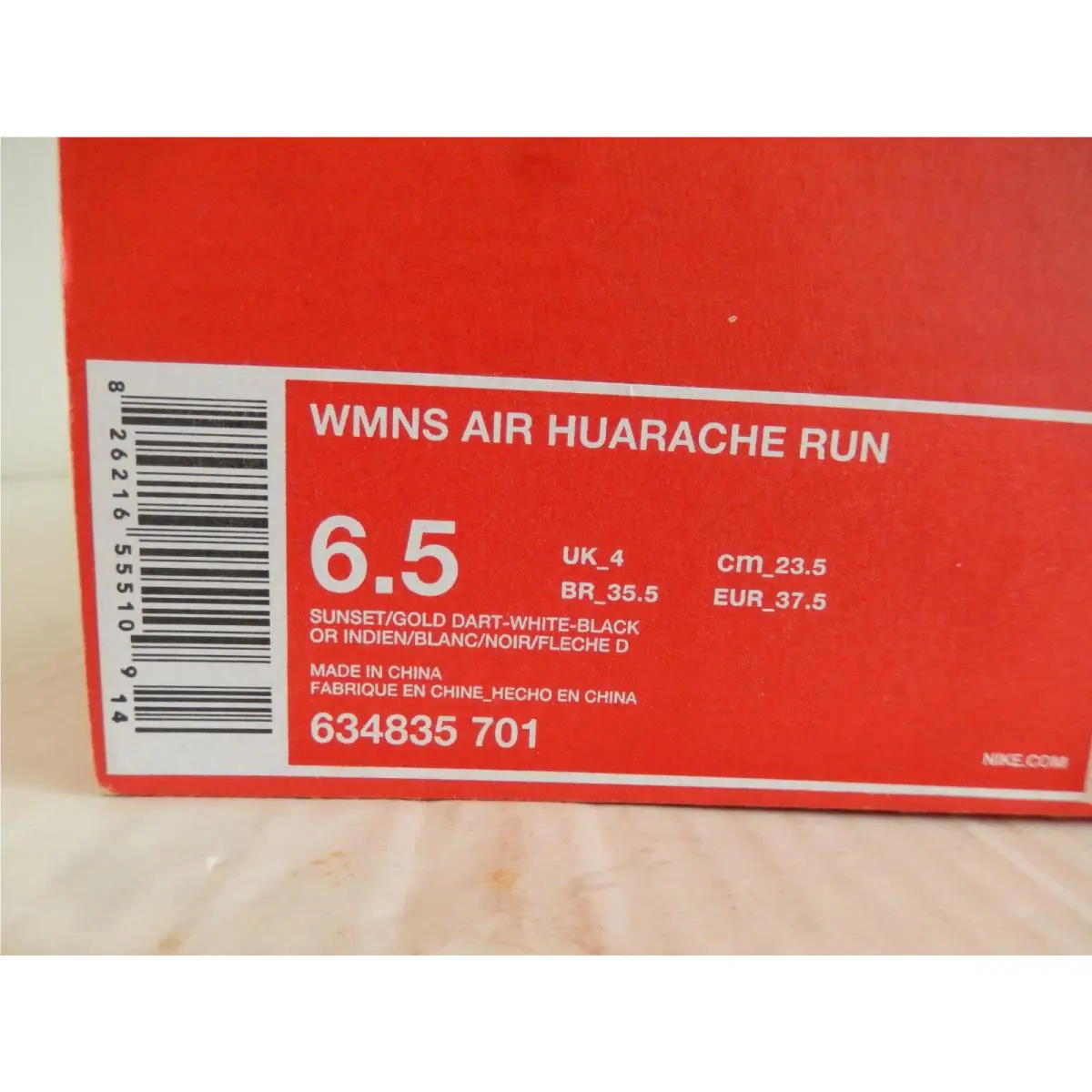 Nike shoes - Nike Air Huarache Run - Air Huarache Run - 634835-701 - Orange (UPC: 826216555109) 3