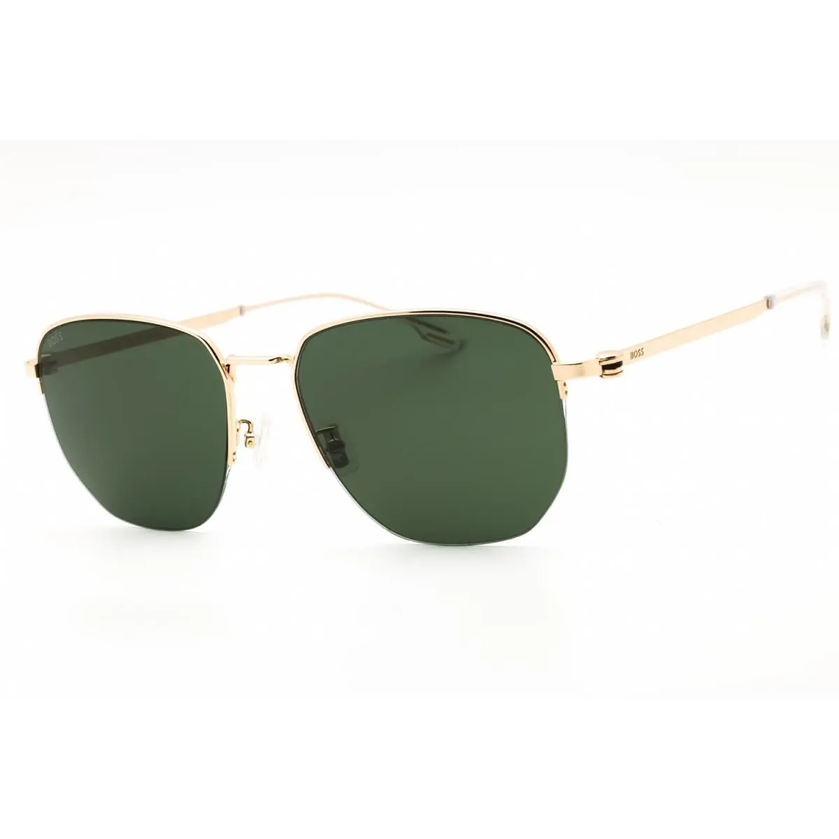 Hugo Boss 1538/F/SK 0J5G QT Sunglasses Gold Frame Green Lenses 57mm