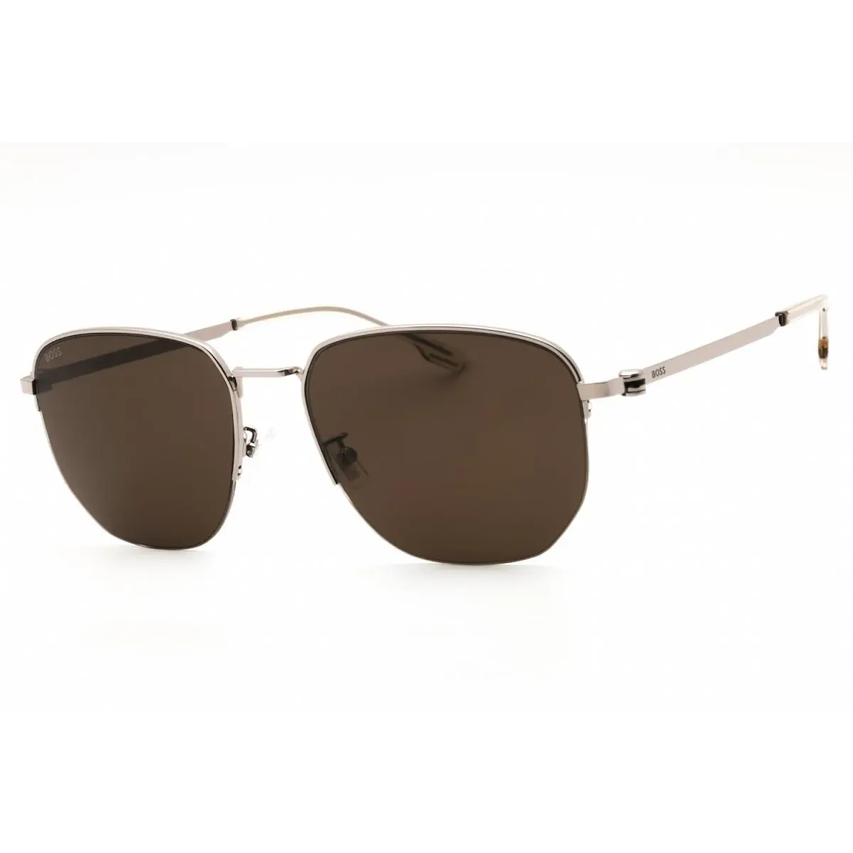 Hugo Boss 1538/F/SK 6LB 70 Sunglasses Ruthenium Frame Brown Lenses 57mm