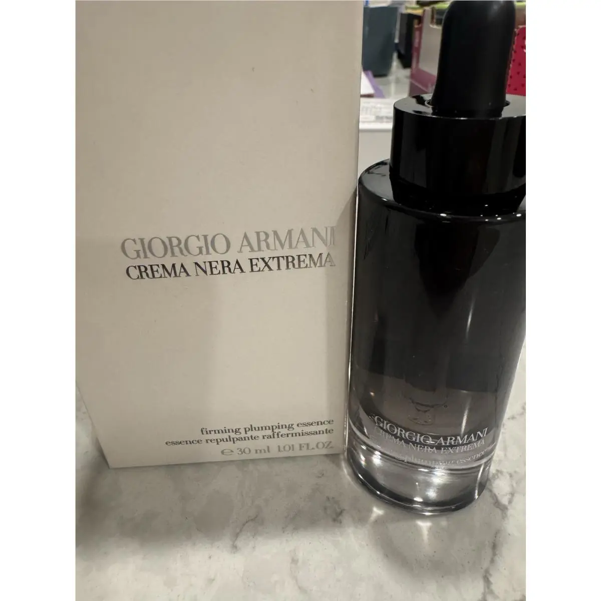 Giorgio Armani Crema Nera Extrema Firming Plumping Essence 1.01oz