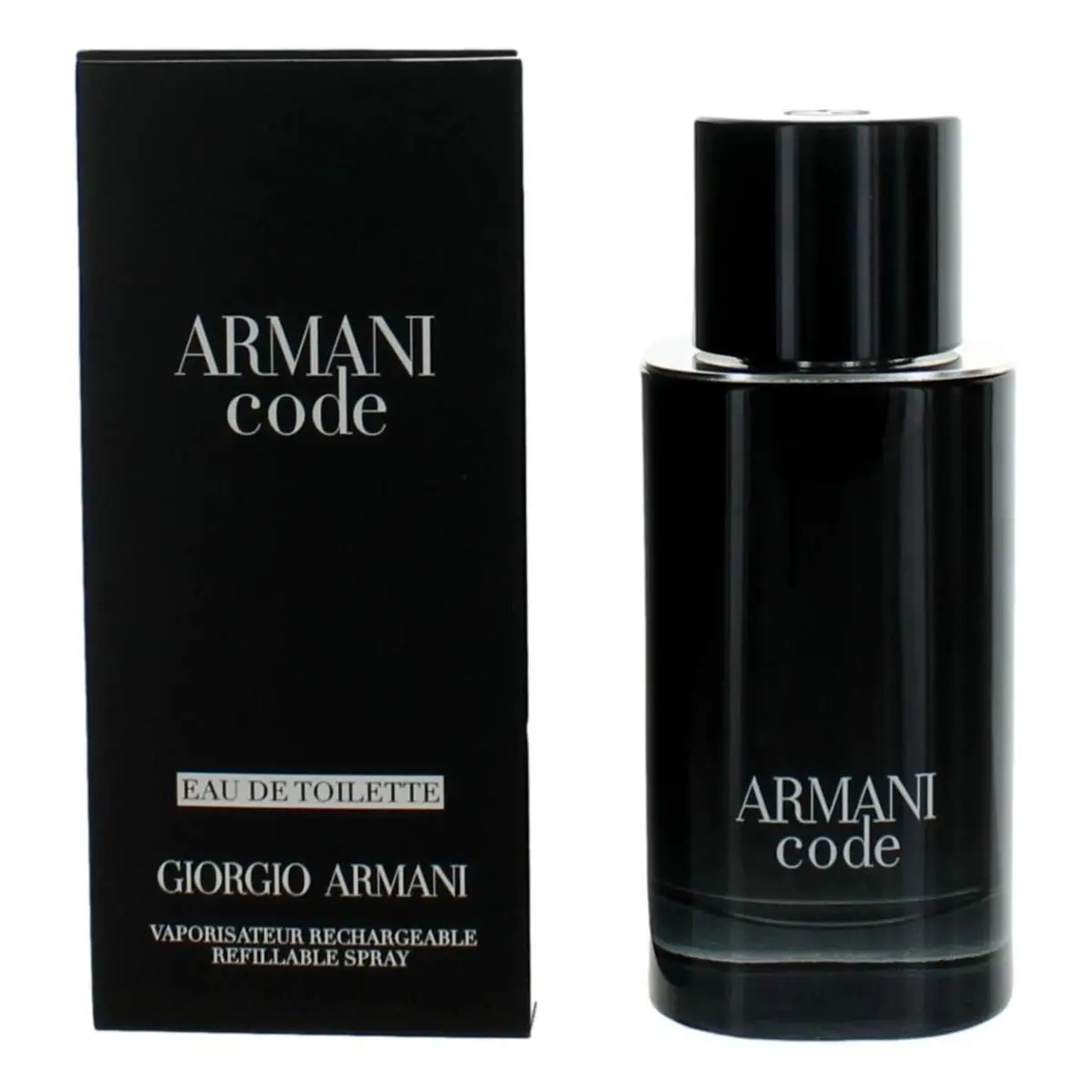 Armani Code by Giorgio Armani 2.5 oz Edt Refillable Spray For Men