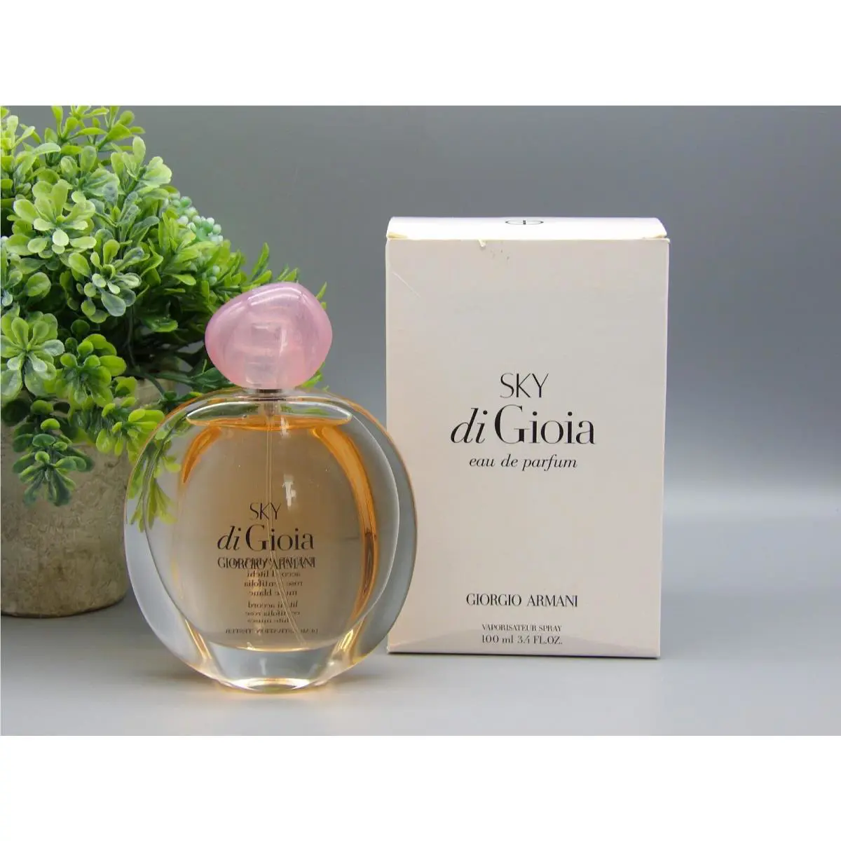 Giorgio Armani Sky Di Gioia Eau De Parfum Spray 3.4 oz In White Box