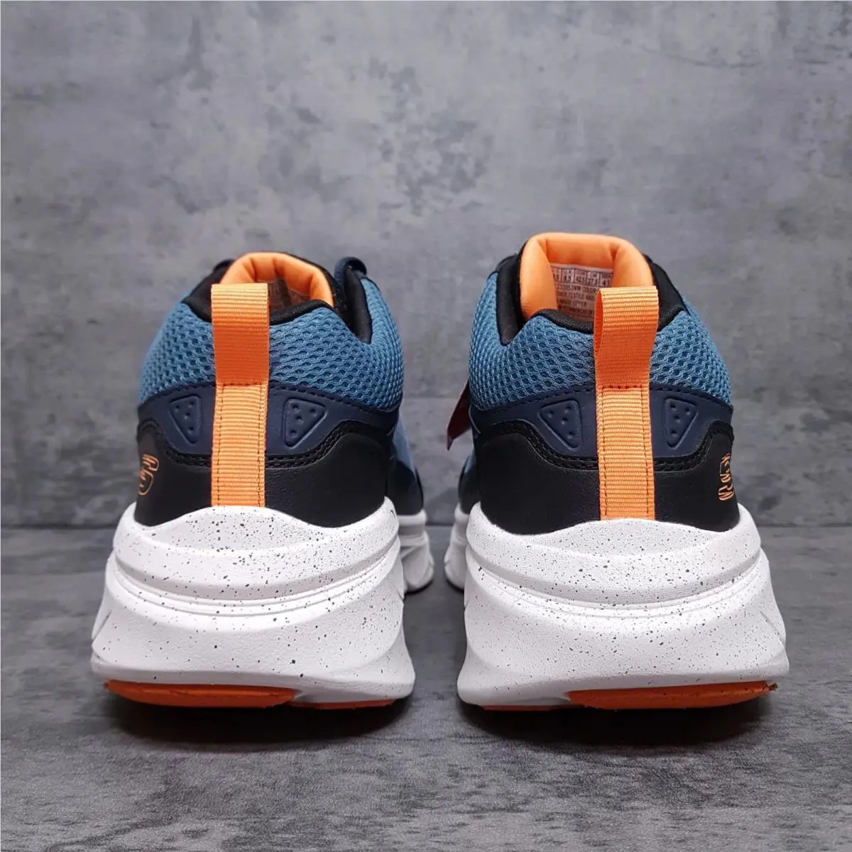 Skechers shoes - Skechers D`lux Walker 2.0 Grailo - 232953 - Blue/Orange 7